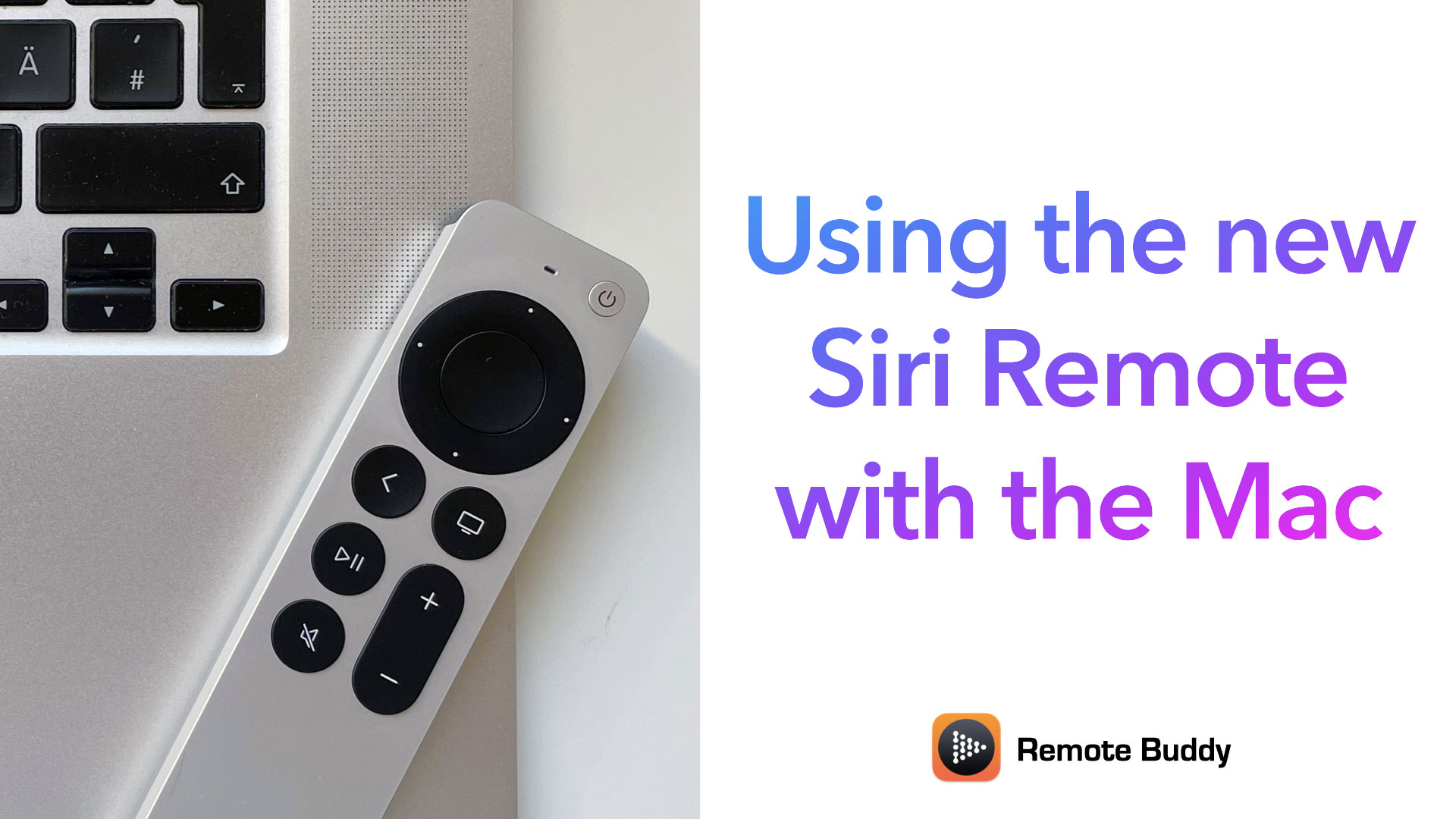 Respectivamente heroína Irónico Remote Buddy - control your Mac with remotes, iPhone, iPad, Siri Remote and  Apple TV